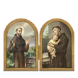 Kép 1/2 - Nyitható faplakett - Szent Ferenc - Szent Antal