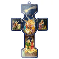 Karácsonyi keresztplakett 