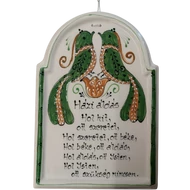 Kerámia házi áldás