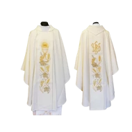 Hímzett miseruha - fehér