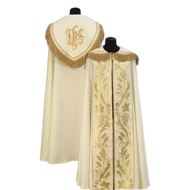 Hímzett paszományos palást