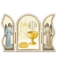 Szárnyas faplakett (elsőáldozás)