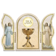 Szárnyas faplakett (elsőáldozás)