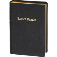 Zsebméretű Károli-Biblia, bőrkötés, aranymetszés