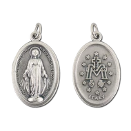 Ezüstözött érem (Csodás Szűzanya)