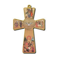 Kereszt formájú faplakett