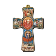 Kereszt formájú faplakett