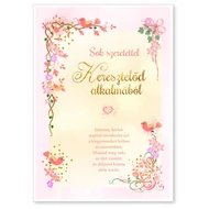 Borítékos képeslap - Keresztelő