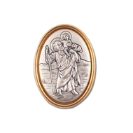 Öntapadós érem - Szent Kristóf