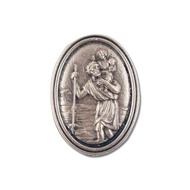 Öntapadós érem - Szent Kristóf