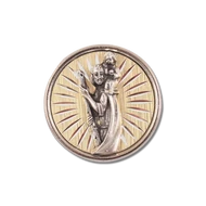 Öntapadós érem - Szent Kristóf