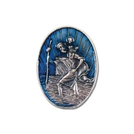 Öntapadós érem - Szent Kristóf