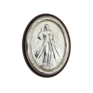 Ezüstözött faplakett