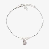 Ezüst karkötő - Csodás éremmel