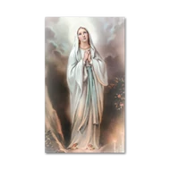 Szentkép - Lourdes-i Szűzanya - 25 darabos csomagban