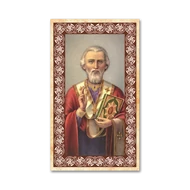 Szentkép - Szent Miklós - 25 darabos csomagban