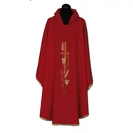 Hímzett miseruha - piros