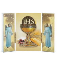 Szárnyas faplakett (elsőáldozás)