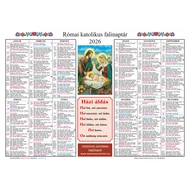 Egylapos falinaptár 2026