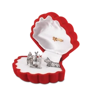 Ékszertartós Betlehem (kagyló)