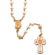 Emlék rózsafüzér elsőáldozásra (díszdobozos)