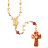 Emlék rózsafüzér bérmálásra (díszdobozos)