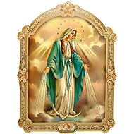 Faplakett Segítő Mária