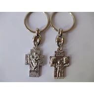 Kulcstartó kereszttel