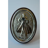 Ezüstözött faplakett