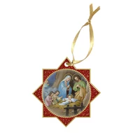 Karácsonyfadísz faplakett