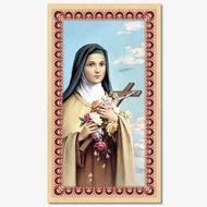 Szentkép - Lisieuxi Szent Teréz - 25 darabos csomagban