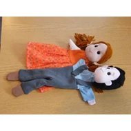 Kukac és Zsuzska - kesztyűbábok