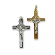 Szent Benedek fémkereszt