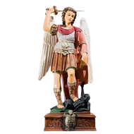 Szent Mihály angyal szobor