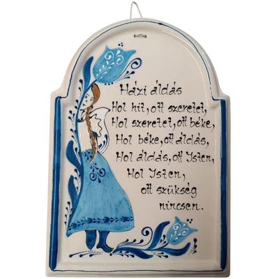 Kerámia házi áldás