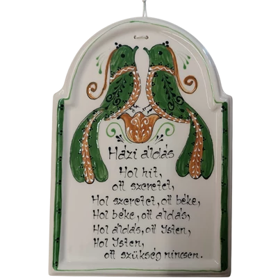 Kerámia házi áldás