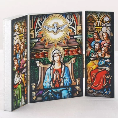 Szárnyas faplakett (Pünkösd)