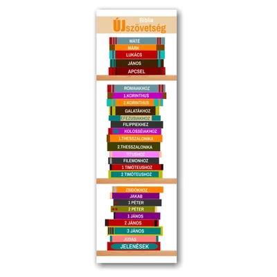 Könyvjelző - 10 darabos csomagban