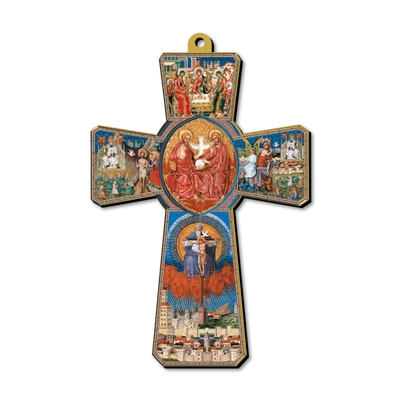 Kereszt formájú faplakett