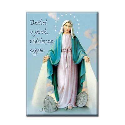 Hűtőmágnes szentképpel - Csodás Szűzanya