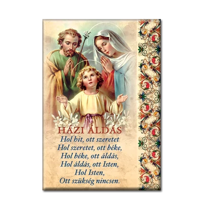 Hűtőmágnes szentképpel - Házi Áldás