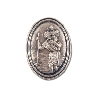 Öntapadós érem - Szent Kristóf