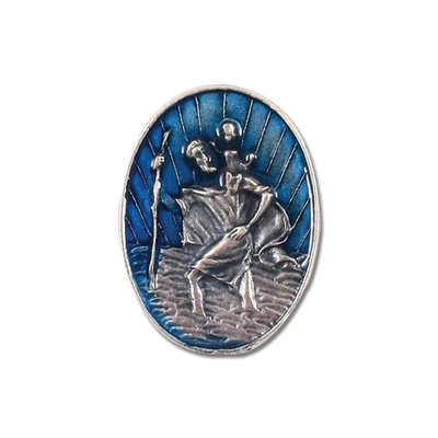 Öntapadós érem - Szent Kristóf