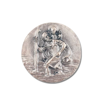 Öntapadós érem - Szent Kristóf