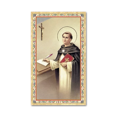 Szentkép - Aquinói Szent Tamás - 25 darabos csomagban