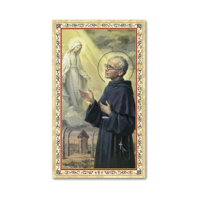 Szentkép - Szent Maximilian Kolbe - 25 darabos csomagban 