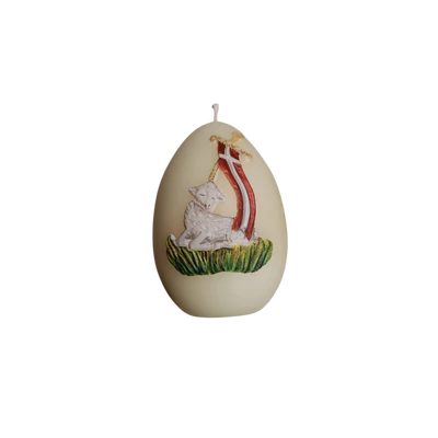Húsvéti gyertya -  Tojás alakú