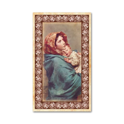 Szentkép - Mária kis Jézussal - 25 darabos csomagban