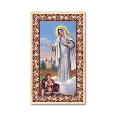 Szentkép - Medjugorje-i jelenés - 25 darabos csomagban