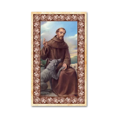 Szentkép - Szent Ferenc - 25 darabos csomagban